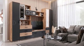 БЕЛЛА Гостиная (модульная) графит в Губкинском - gubkinskiy.mebel24.online | фото 1