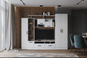 Гостиная Оскар-5 Белый в Губкинском - gubkinskiy.mebel24.online | фото