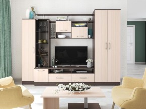 Гостиная Оскар-5 венге/дуб молочный в Губкинском - gubkinskiy.mebel24.online | фото 1