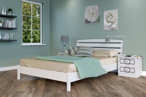 КАМЕЛИЯ-1 Кровать из массива 1400 в Губкинском - gubkinskiy.mebel24.online | фото 1