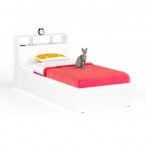 Камелия Кровать 0900, цвет белый, ШхГхВ 93,5х217х78,2 см., сп.м. 900х2000 мм., без матраса, основание есть в Губкинском - gubkinskiy.mebel24.online | фото 2