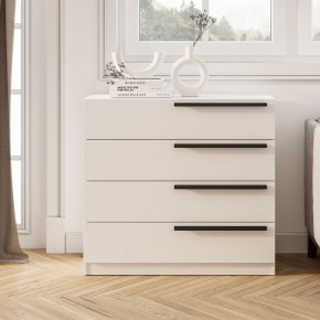 Комод Айрон КМ-02 (белый) в Губкинском - gubkinskiy.mebel24.online | фото
