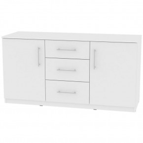 Комод K-70x135x45-1 (Белый) Калисто в Губкинском - gubkinskiy.mebel24.online | фото