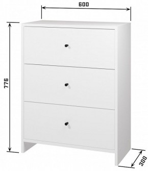 Комод Квадро в Губкинском - gubkinskiy.mebel24.online | фото 4