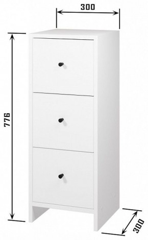 Комод Квадро в Губкинском - gubkinskiy.mebel24.online | фото 4