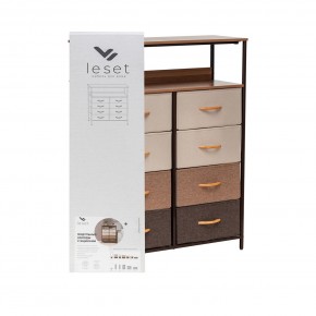 Комод Leset Локи 8 ящ. с полкой в Губкинском - gubkinskiy.mebel24.online | фото 10