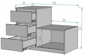 Комод Мальта K206 в Губкинском - gubkinskiy.mebel24.online | фото 2