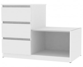 Комод Мальта K206 (Белый) в Губкинском - gubkinskiy.mebel24.online | фото