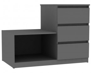 Комод Мальта K207 (Графит) в Губкинском - gubkinskiy.mebel24.online | фото