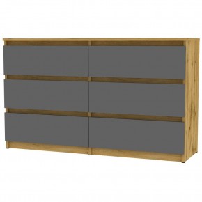 Комод Malta light K142 (ДВ-Графит) в Губкинском - gubkinskiy.mebel24.online | фото