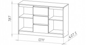 НИЦЦА-5 Комод (НЦ.05) в Губкинском - gubkinskiy.mebel24.online | фото 2