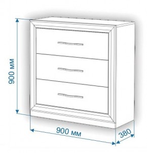 Комод Нобиле Км-90/38 в Губкинском - gubkinskiy.mebel24.online | фото 2