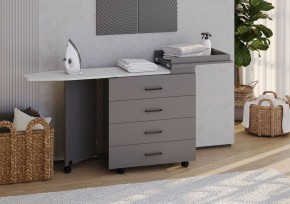 Комод с гладильной доской (Графит) в Губкинском - gubkinskiy.mebel24.online | фото 3