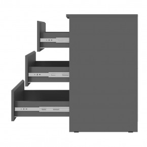 Комод Симпл КМ-01 (графит) в Губкинском - gubkinskiy.mebel24.online | фото 3