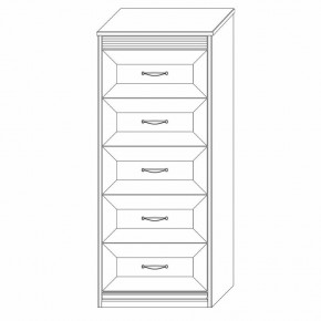 Комод высокий Неаполь в Губкинском - gubkinskiy.mebel24.online | фото 4
