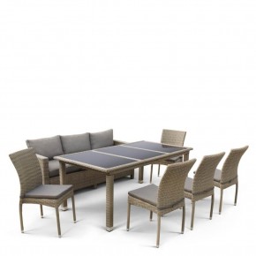 Комплект плетеной мебели T365/S65/Y380B-W65 Light Brown (8+1) в Губкинском - gubkinskiy.mebel24.online | фото 3