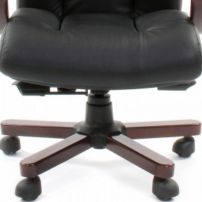 Кресло для руководителя Chairman 421 черный/орех темный, черный в Губкинском - gubkinskiy.mebel24.online | фото 4
