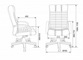 Кресло для руководителя KB-10WALNUT/B/LEATH в Губкинском - gubkinskiy.mebel24.online | фото 7