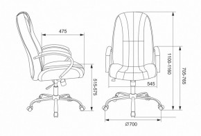 Кресло для руководителя T-898SL/BLACK в Губкинском - gubkinskiy.mebel24.online | фото