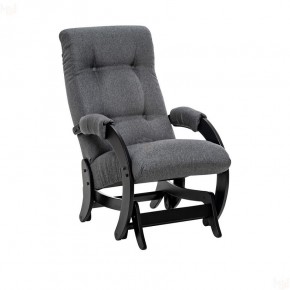 Кресло-качалка Модель 68 (Leset Футура) Венге, ткань Malmo 95 в Губкинском - gubkinskiy.mebel24.online | фото