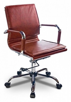 Кресло компьютерное Бюрократ CH-993-low коричневое в Губкинском - gubkinskiy.mebel24.online | фото 2