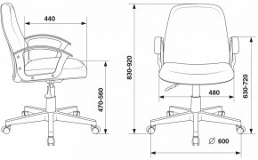 Кресло компьютерное CH-808-LOW/#B в Губкинском - gubkinskiy.mebel24.online | фото 3