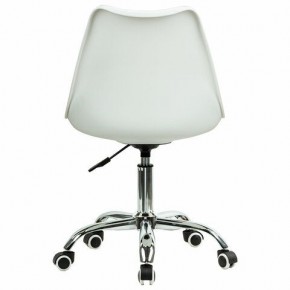 Кресло стул BRABIX "Eames MG-310 CH", хром, пластик белый, ткань серая, 532924 в Губкинском - gubkinskiy.mebel24.online | фото 4