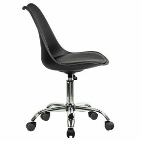 Кресло стул BRABIX "Eames MG-310 CH", хром, пластик черный, экокожа черная, 532925 в Губкинском - gubkinskiy.mebel24.online | фото 3