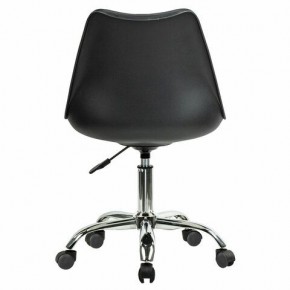 Кресло стул BRABIX "Eames MG-310 CH", хром, пластик черный, экокожа черная, 532925 в Губкинском - gubkinskiy.mebel24.online | фото 4