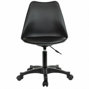 Кресло стул BRABIX "Eames MG-310 PL", пластик черный, экокожа черная, 532927 в Губкинском - gubkinskiy.mebel24.online | фото 1