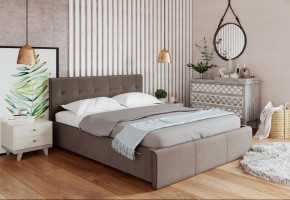 Кровать Изабелла с латами Newtone cacao 1400x2000 в Губкинском - gubkinskiy.mebel24.online | фото 2