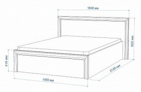 Кровать полутораспальная Нобиле Кр-140 в Губкинском - gubkinskiy.mebel24.online | фото 3