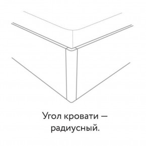 Кровать "Сандра" БЕЗ основания 1200х2000 в Губкинском - gubkinskiy.mebel24.online | фото 3