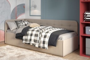Кровать Зарина угловая Newtone light beige угол правый в Губкинском - gubkinskiy.mebel24.online | фото 1
