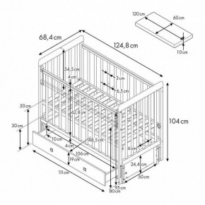 Кроватка Фея 328-01 в Губкинском - gubkinskiy.mebel24.online | фото 10