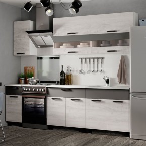 Кухня Дакота 2,0 (бетон пайн/графит) в Губкинском - gubkinskiy.mebel24.online | фото