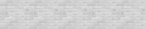 Кухонный фартук 610х3000х1,5 (композит) КМ Кирпич серый в Губкинском - gubkinskiy.mebel24.online | фото
