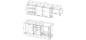 Кухонный гарнитур Антик 2550 (Стол. 26мм) в Губкинском - gubkinskiy.mebel24.online | фото 2