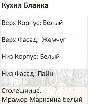 Кухонный гарнитур Бланка 2000 (Стол. 26мм) в Губкинском - gubkinskiy.mebel24.online | фото 3