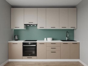 Кухонный гарнитур Каппучино 3000 h950 (Стол. 38мм) в Губкинском - gubkinskiy.mebel24.online | фото