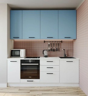 Кухонный гарнитур Капри 2200 h950 (Стол. 38мм) в Губкинском - gubkinskiy.mebel24.online | фото