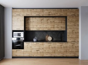 Кухонный гарнитур Крафт 3400 (Стол. 38мм) в Губкинском - gubkinskiy.mebel24.online | фото