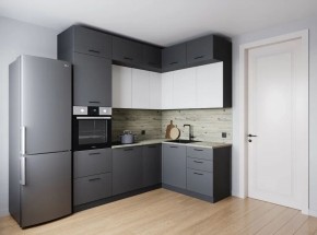 Кухонный гарнитур Меренга 2200*1700 (Стол. 26мм) в Губкинском - gubkinskiy.mebel24.online | фото