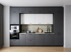 Кухонный гарнитур Меренга 3400 (Стол. 38мм) в Губкинском - gubkinskiy.mebel24.online | фото