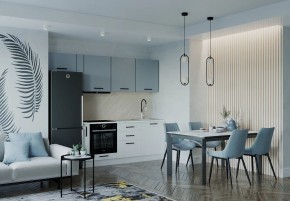 Кухонный гарнитур Ниагара 2550 (Стол. 38мм) в Губкинском - gubkinskiy.mebel24.online | фото