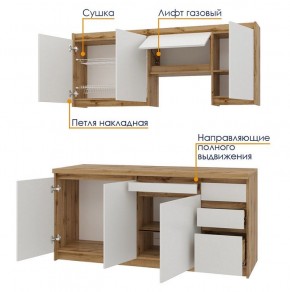 Кухонный гарнитур Ольвия-6 (1.8м) в Губкинском - gubkinskiy.mebel24.online | фото 3