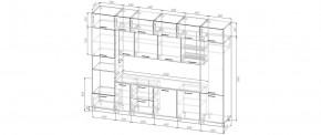Кухонный гарнитур Пайн 3400 (Стол. 38мм) в Губкинском - gubkinskiy.mebel24.online | фото 2