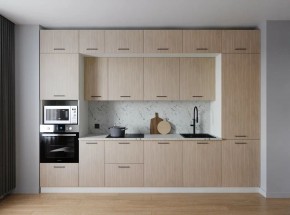 Кухонный гарнитур Шимо 3400 (Стол. 38мм) в Губкинском - gubkinskiy.mebel24.online | фото