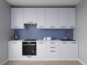 Кухонный гарнитур Смоки 2400 h950 (Стол. 38 мм) в Губкинском - gubkinskiy.mebel24.online | фото
