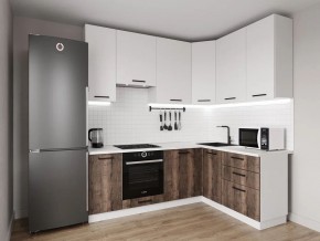 Кухонный гарнитур Старое Дерево 2200*1600 h950 (Стол. 38мм) в Губкинском - gubkinskiy.mebel24.online | фото